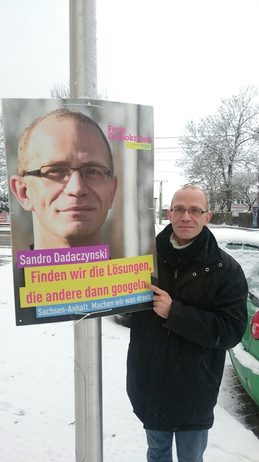 dadaczynski.de | Erste Plakataktion